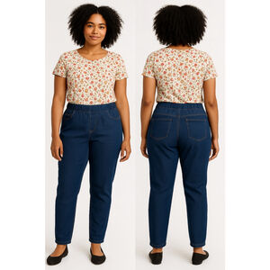 Women's Lane Bryant Blue Petite Jeggings Size 16P p4 jeans 400